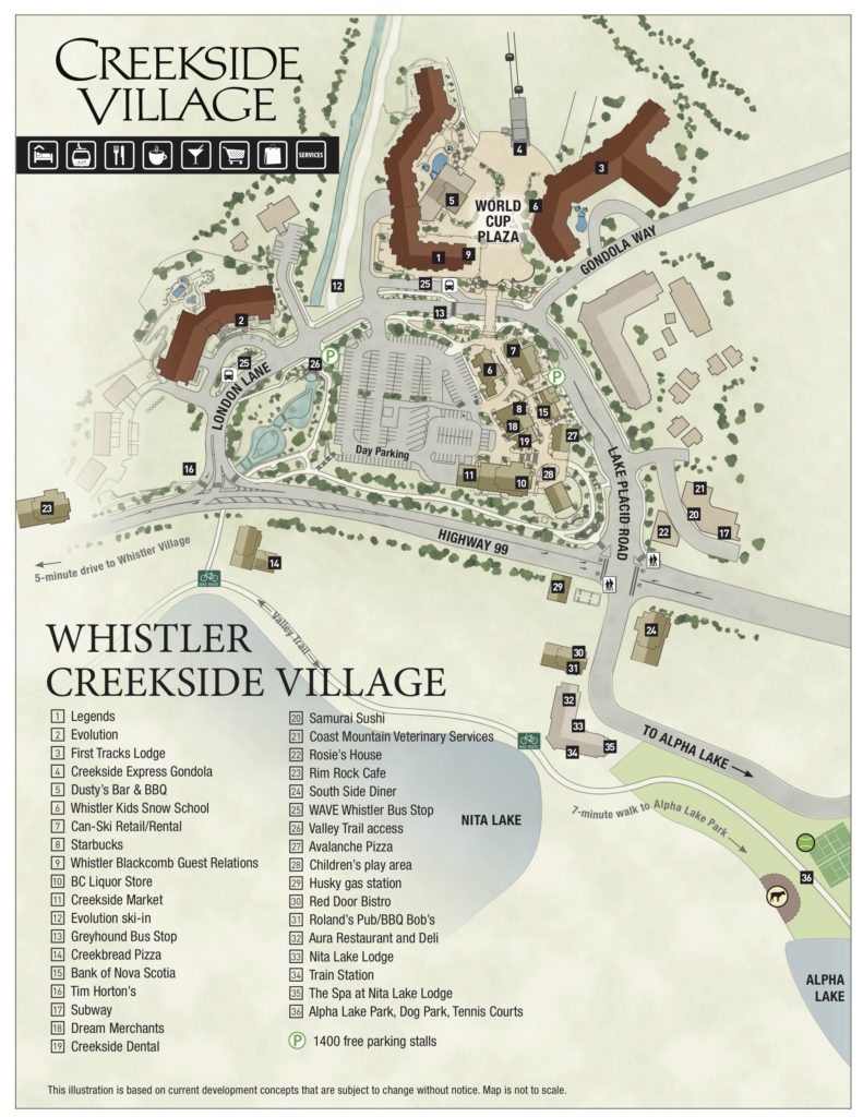 Creekside Village Map