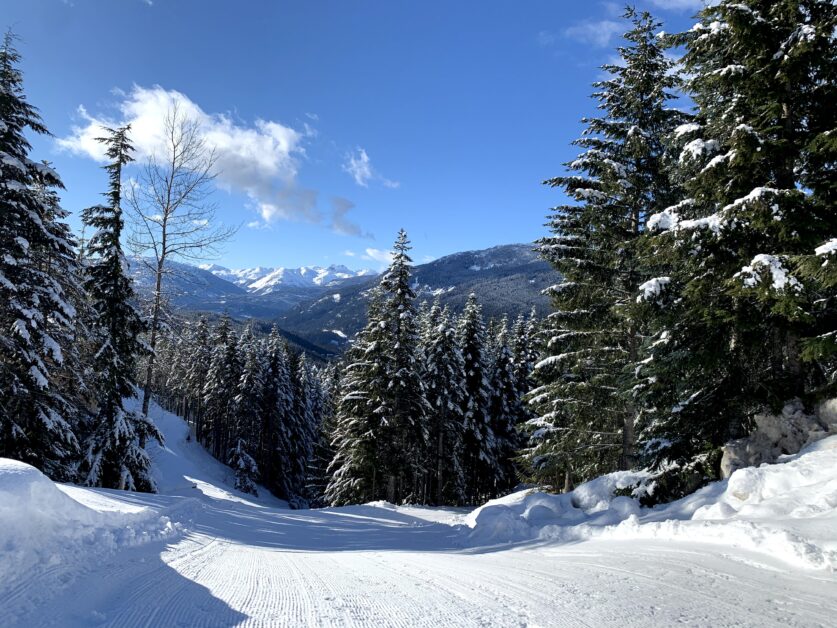 Kadenwood wide ski-in trail