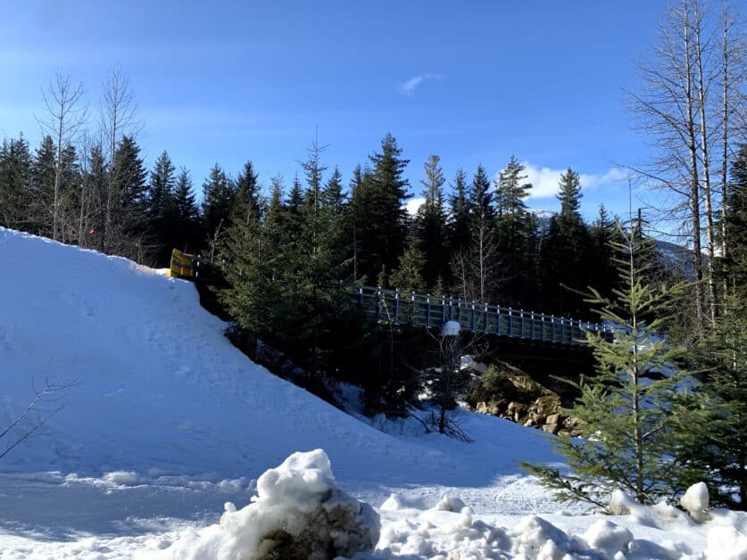 Snowy Creek another view of the ski-in ski-out access from Village Run