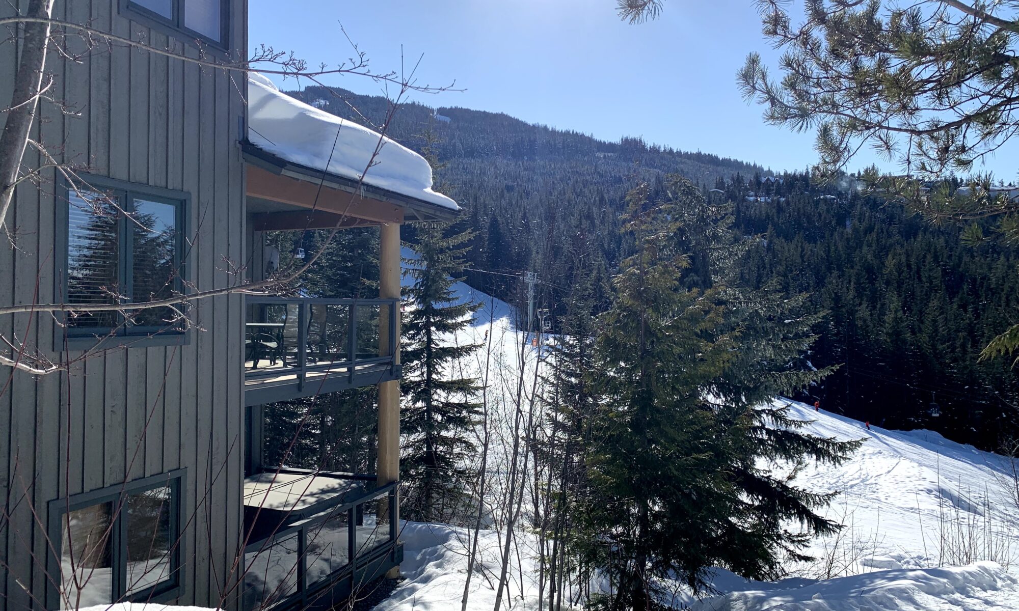 Ridge offers large covered decks with spectacular mountain views