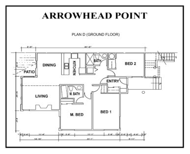 ARROWHEAD-point floor PLAN-D