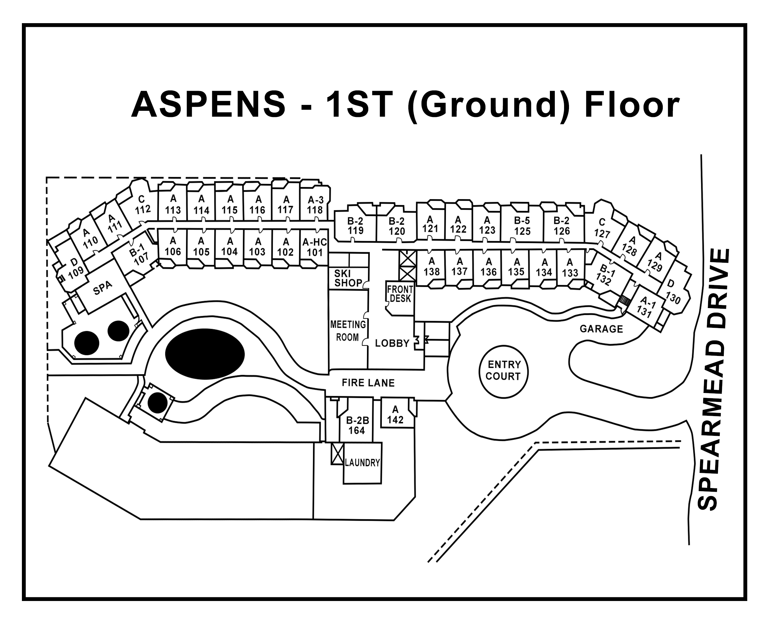 Aspens-1st-Floor plan Unit 
