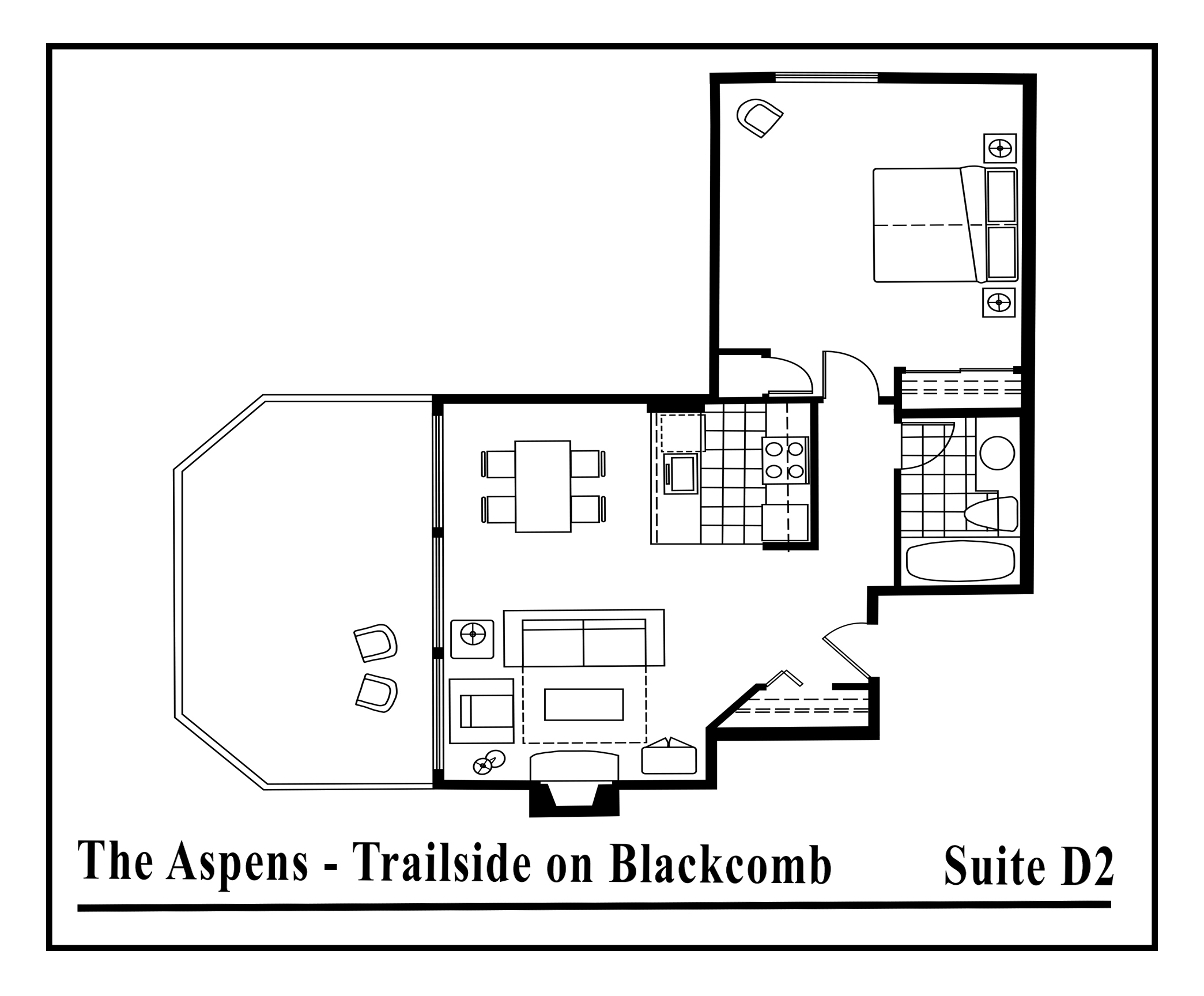 Aspens-suite-type-D2-2 Bedrooms