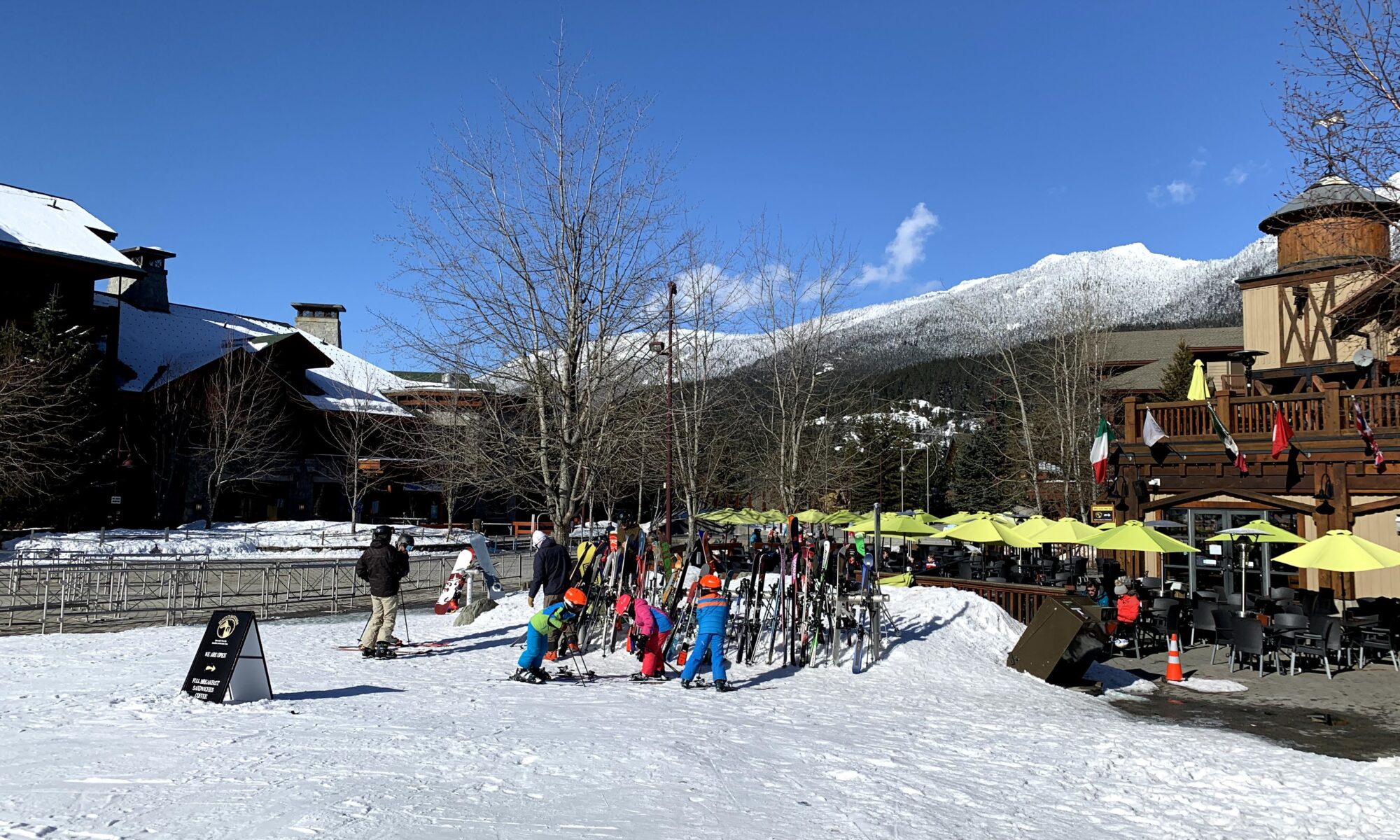 First Tracks Lodge across from Dusty's