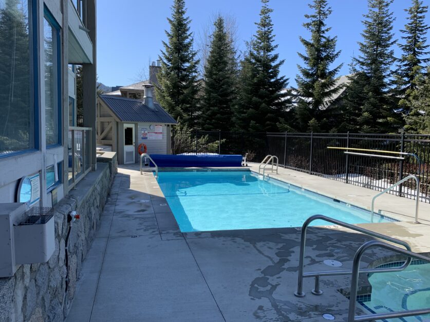 Greystone outdoor swimming pool