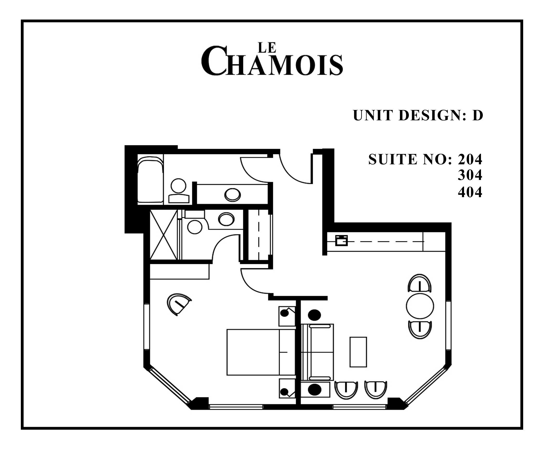 Le-Chamois-Suite D floor plan