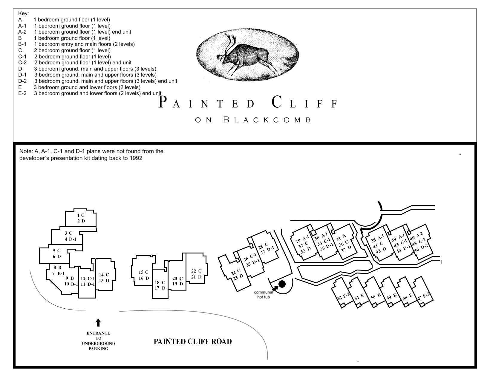 Painted-Cliff-Site-plan with key a