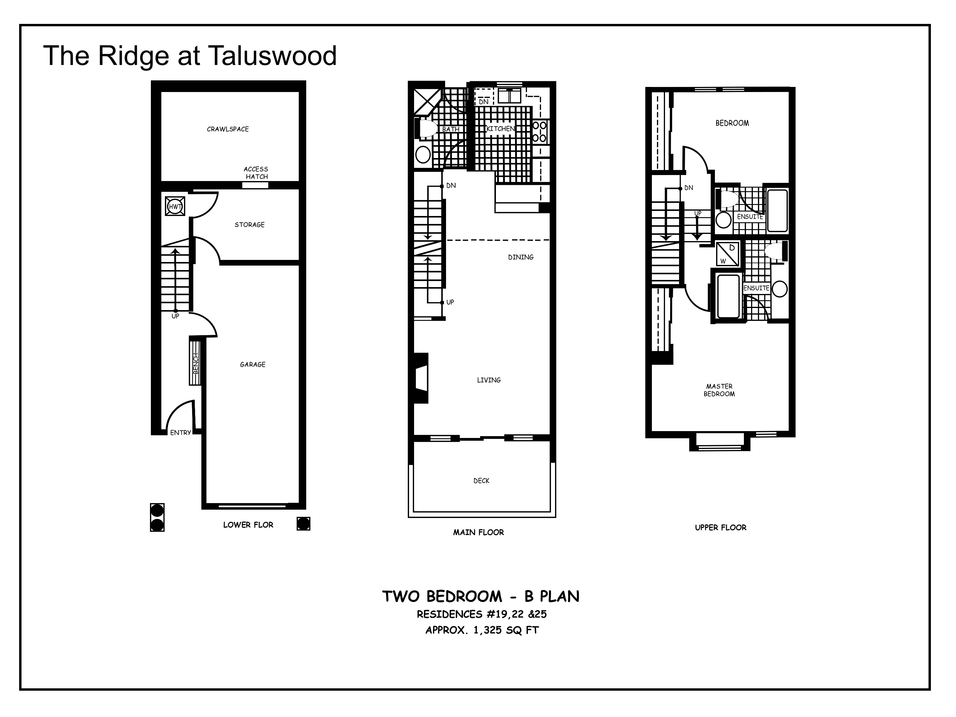 B Ridge at Taluswood Two-Bedroom---B-Plan
