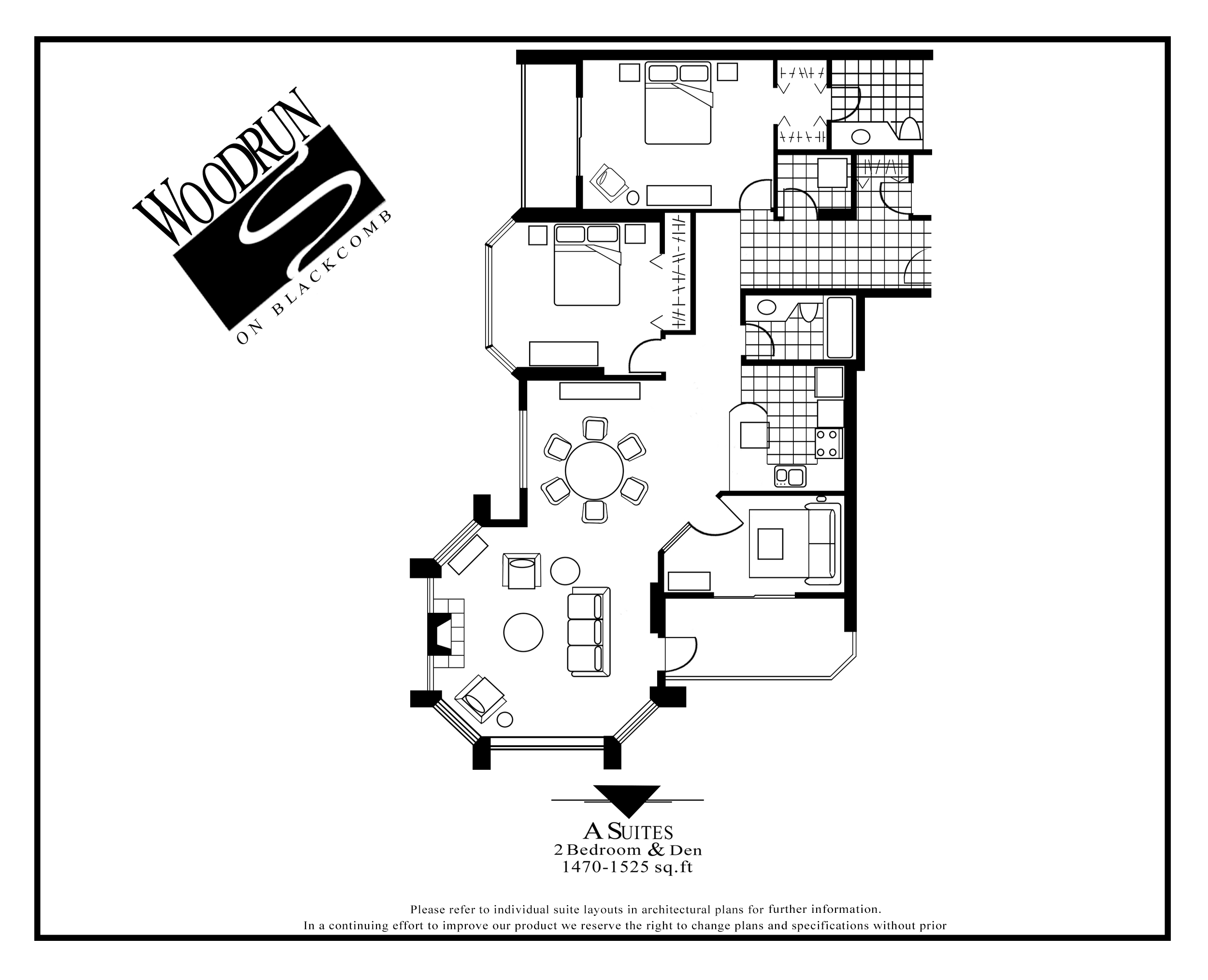 Woodrun Suite A floor plan