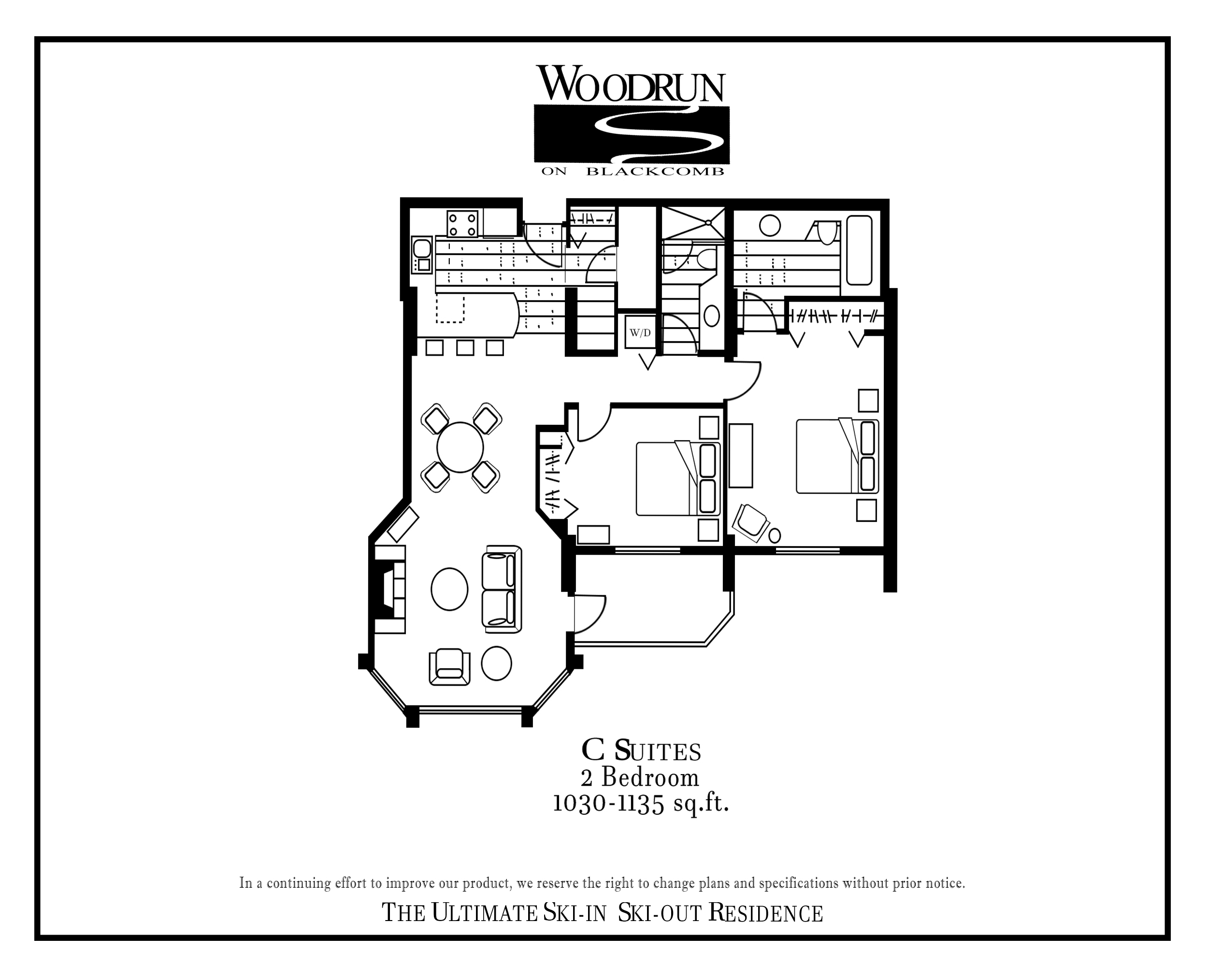 Woodrun Suite C floor plan