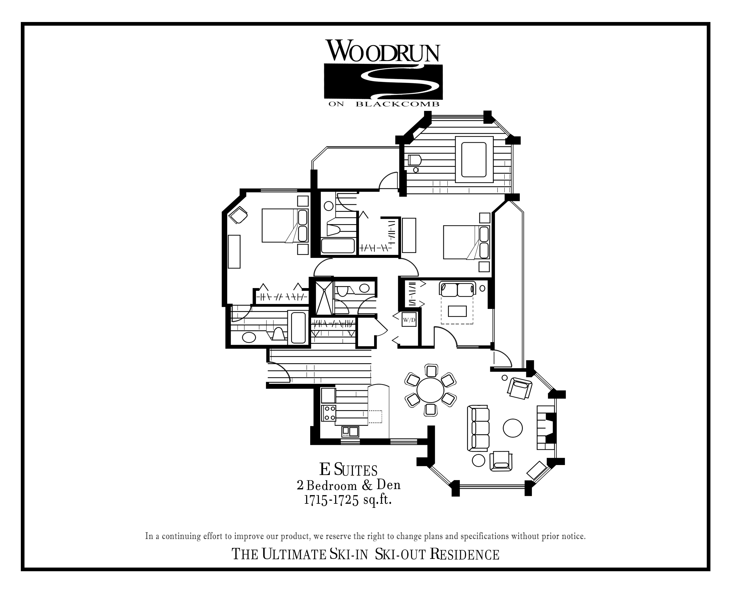 Woodrun Suite E floor plan