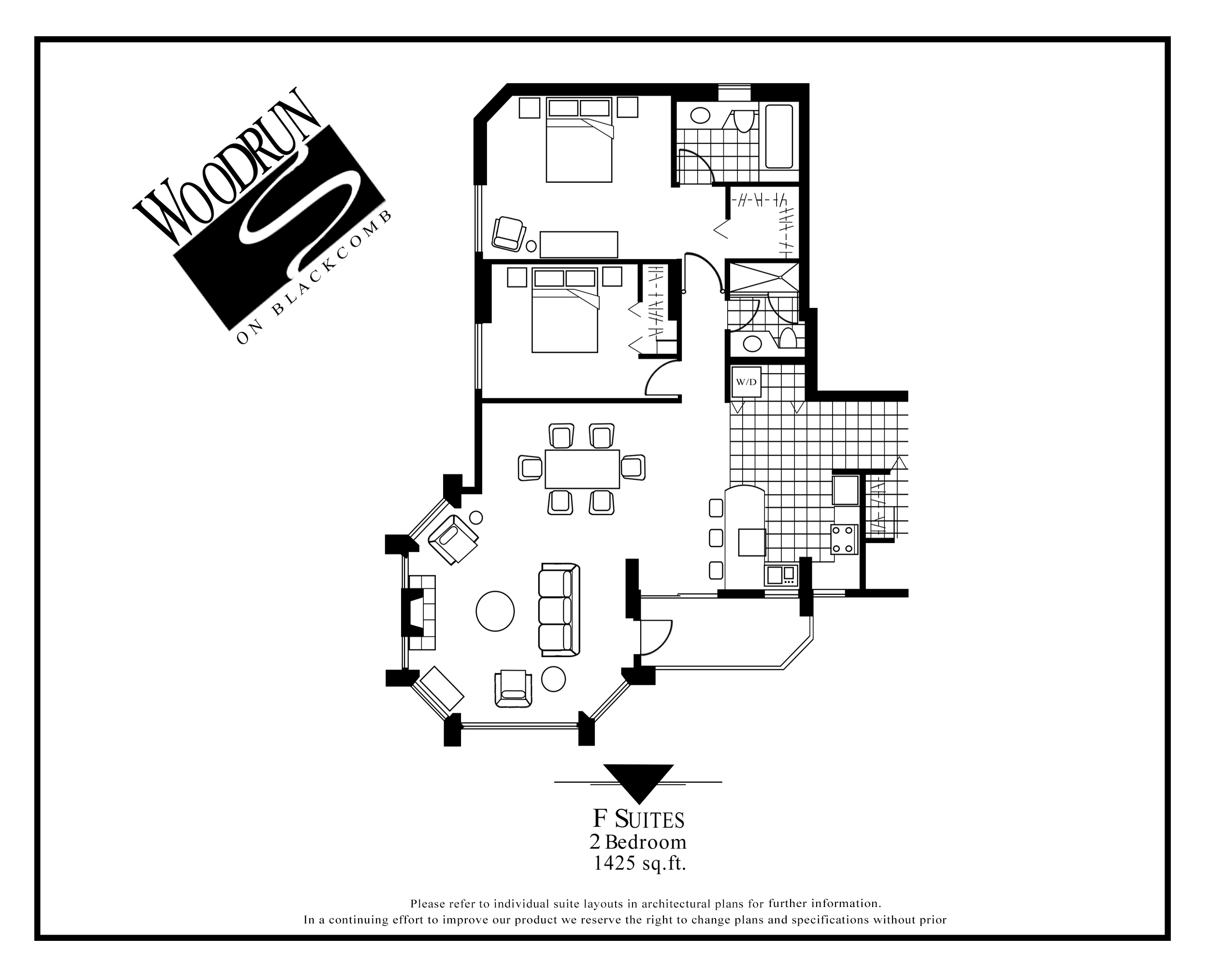 Woodrun Suite F floor plan