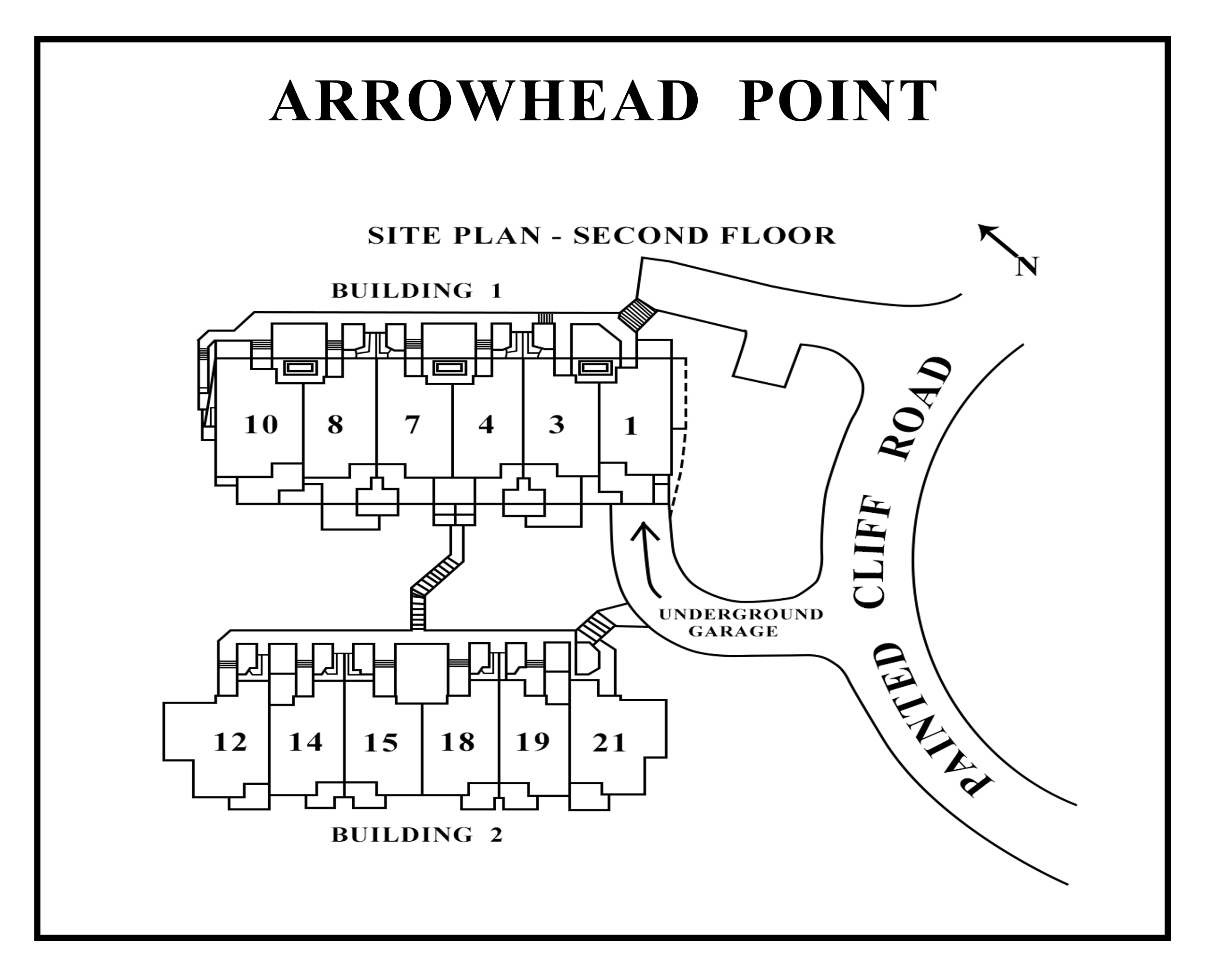 site plan arrowhead-Second-Floor---Numbers