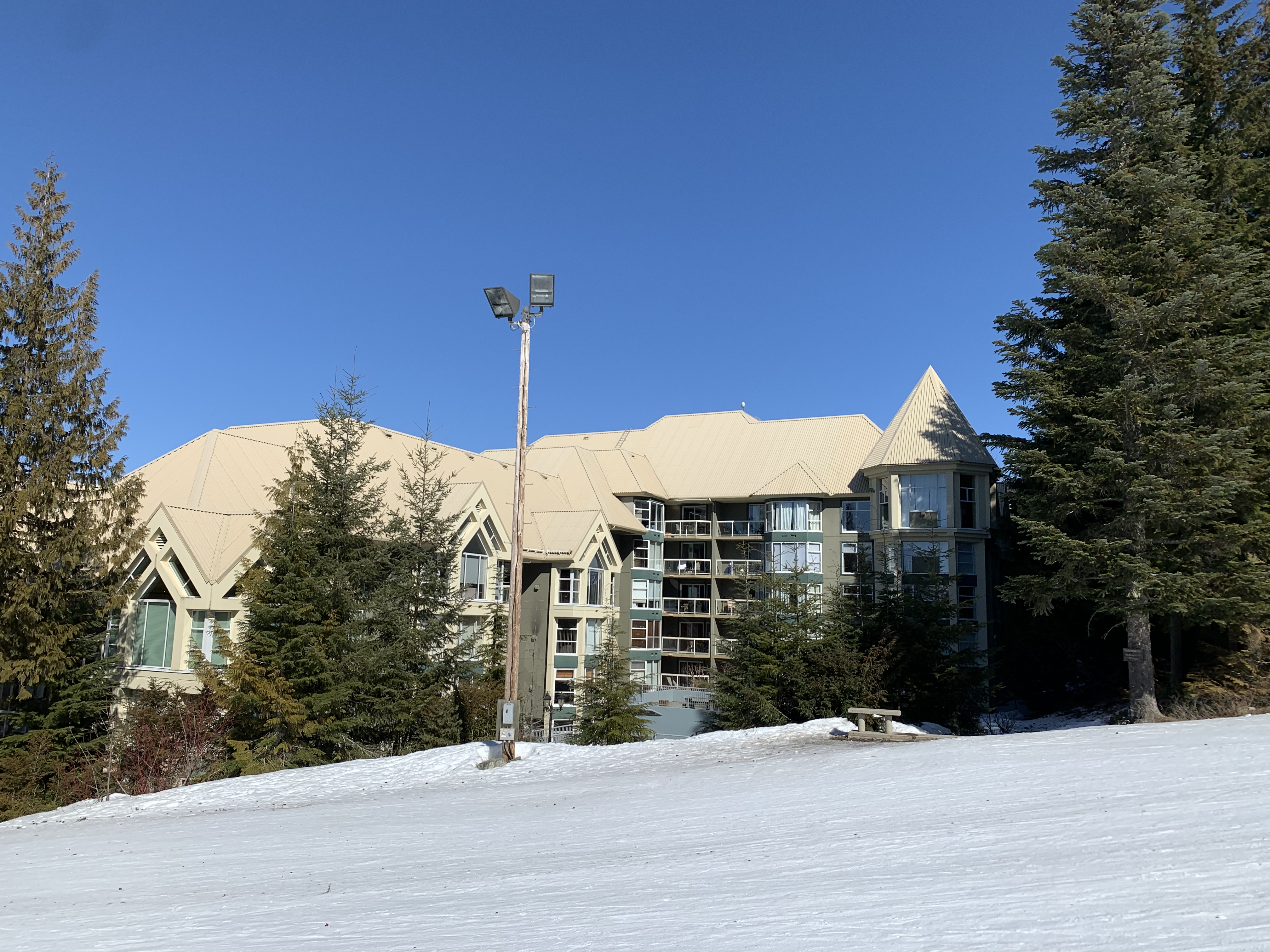 woodrun seen from the slopes