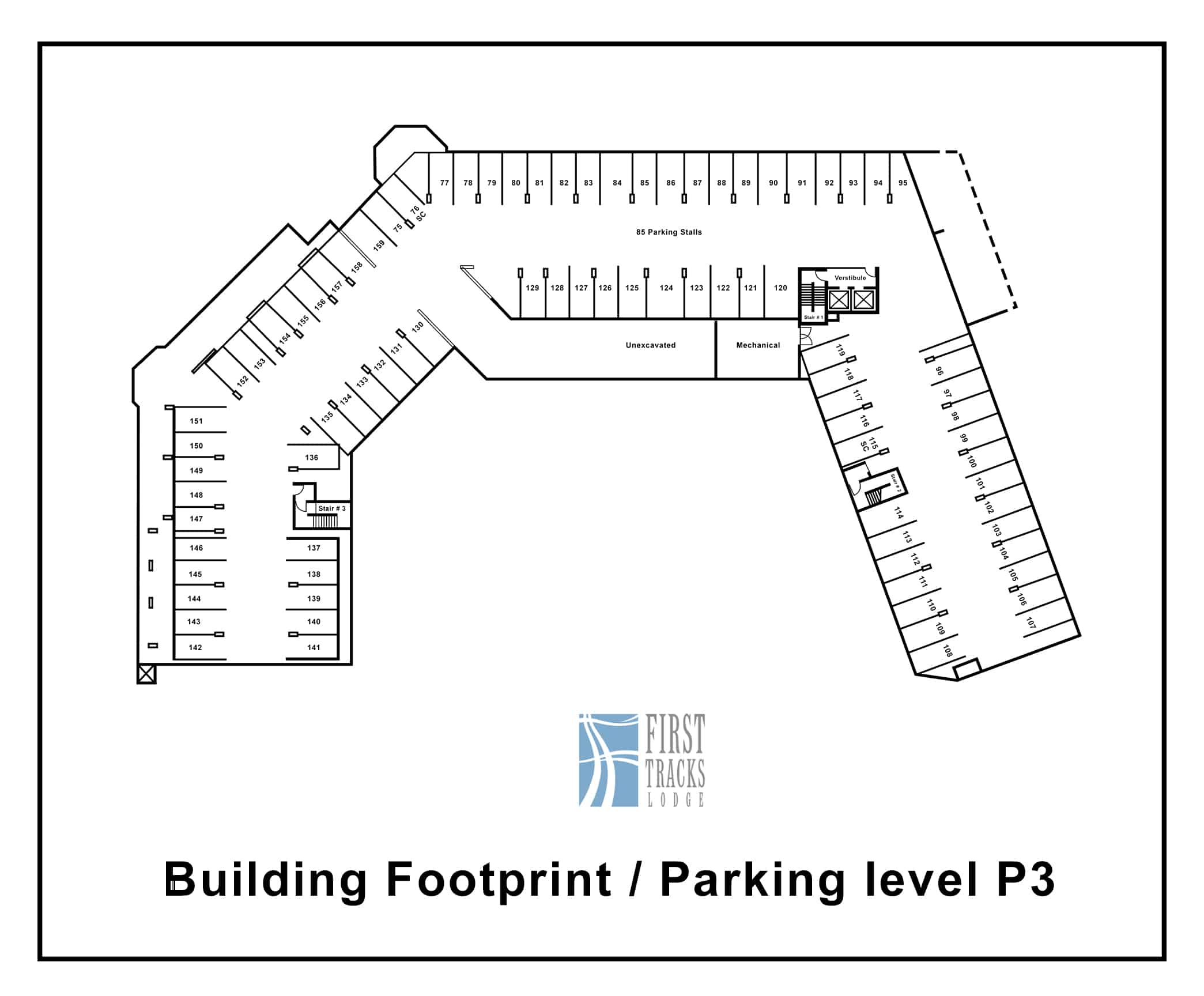 Parking-Level-P3 First-Tracks-Lodge-Building---