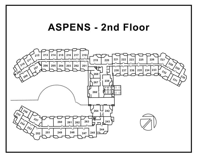 Aspens-2ndFloor-Numbers-only