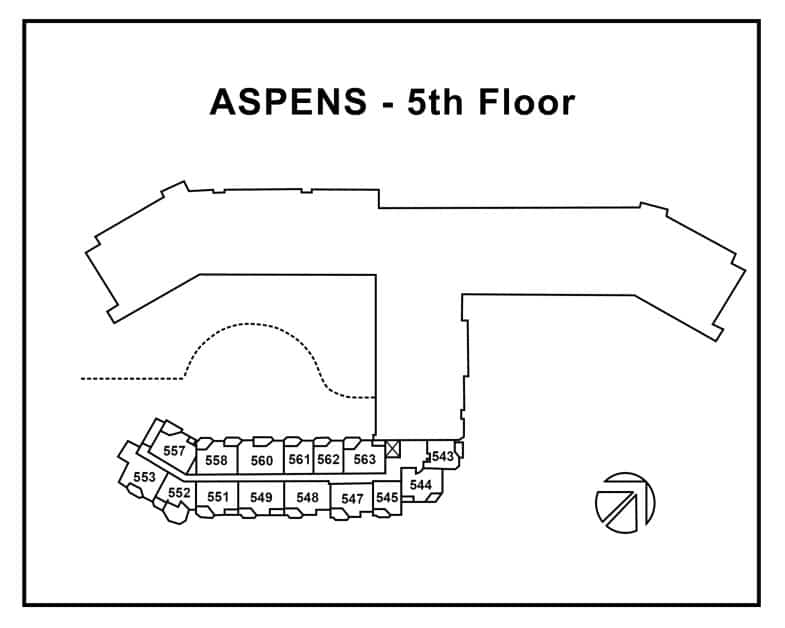 Aspens-5th-floor plan-With-Number-Only