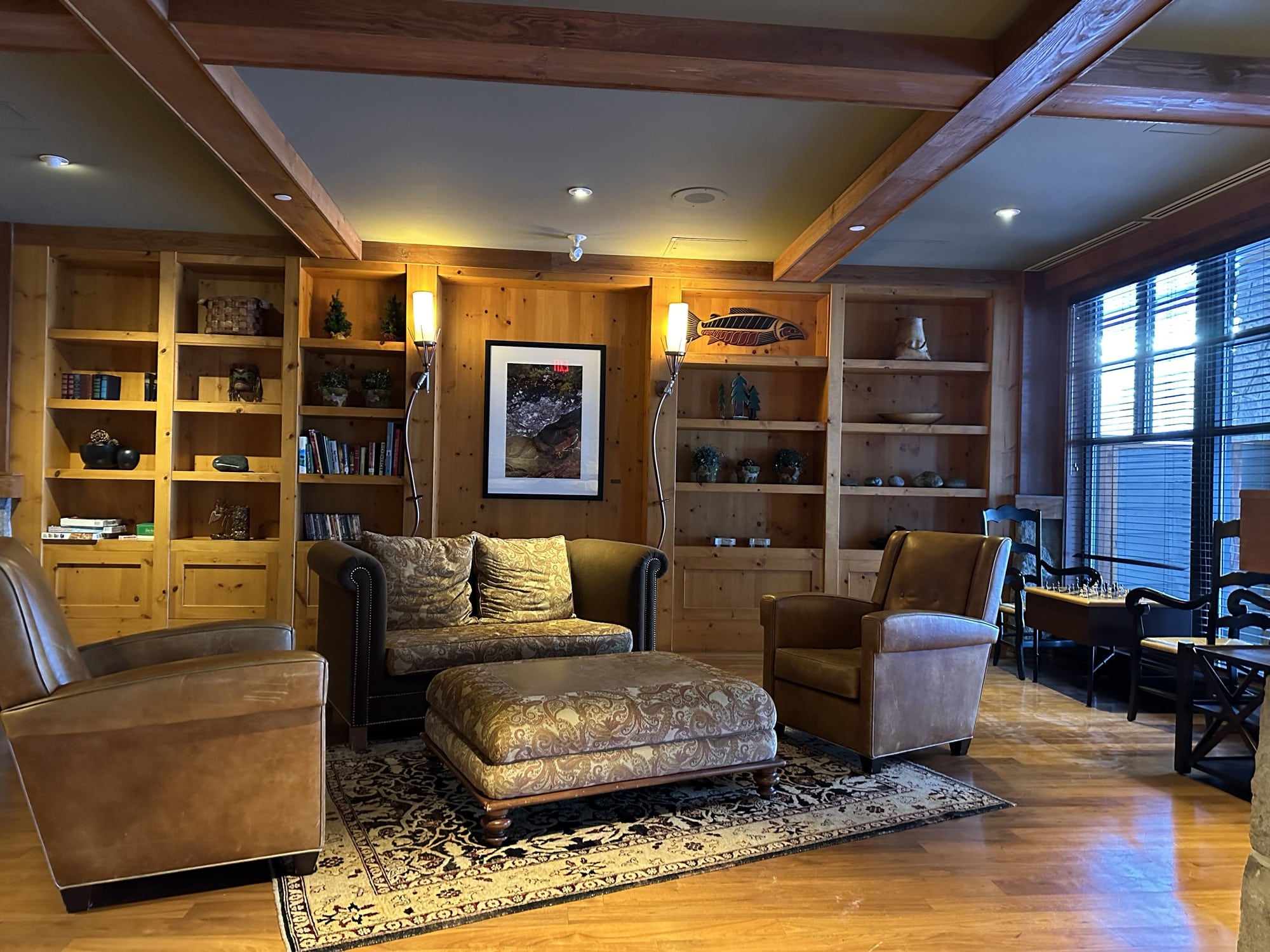 First Tracks Lodge library